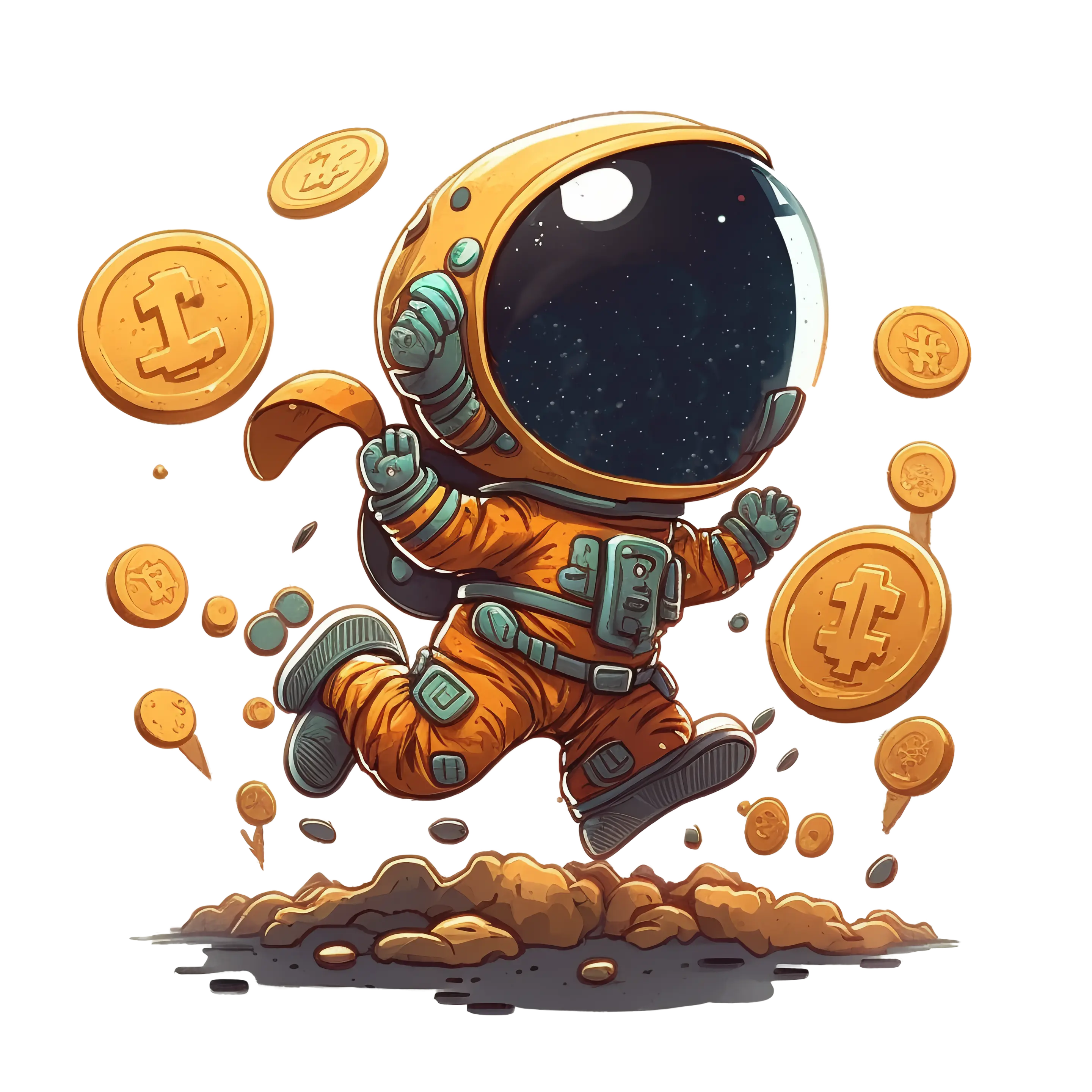 Trisolaris Astronaut buying coins
